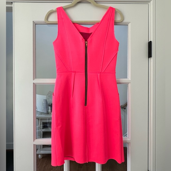 Milly neoprene neon pink dress - Picture 3 of 6